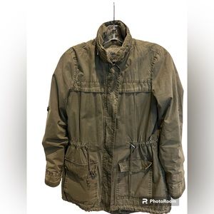 G.H Bass & Co. Women's  Utility Jacket Olive Green Size XS